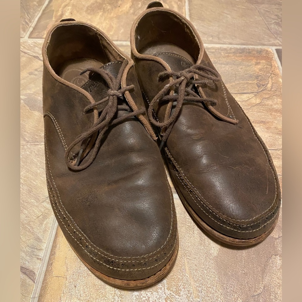 OluKai Honolulu Lace leather oxford shoes - men’s US 9.5